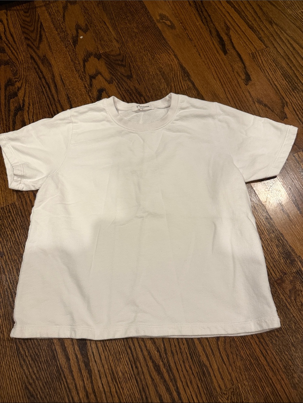 perfectwhitetee White Short Sleeve sweatshirt